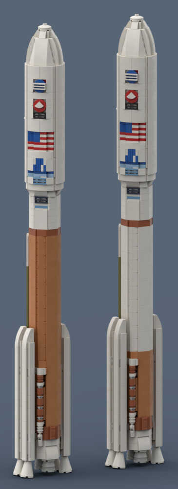 Mars Express - 1:110 scale LEGO model