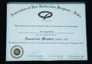 hair transplant surgeon award jaipur india