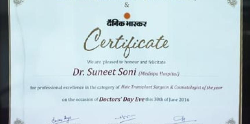 hair-transplant-surgeon-award-jaipur