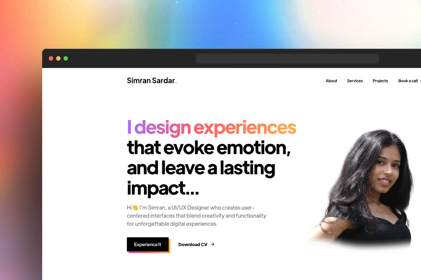 Simran Sardar | UI/UX Designer