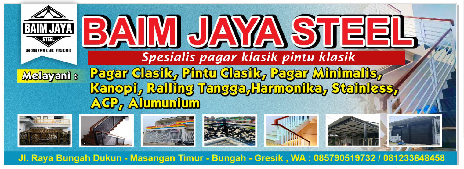 Spesialis Pagar dan pintu Klasik, cat repair body mobil Berkualitas Tinggi - Baim Jaya Steel