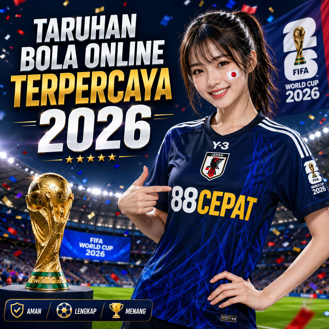Galeri foto 88CEPAT > Portal Bursa Taruhan Bola Online Piala Dunia 2026 Terpercaya di Jakarta