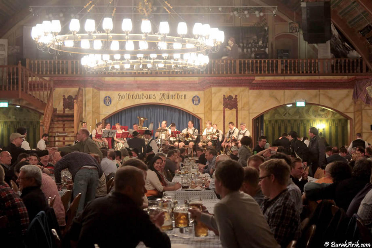 Upper floor of Hofbräuhaus