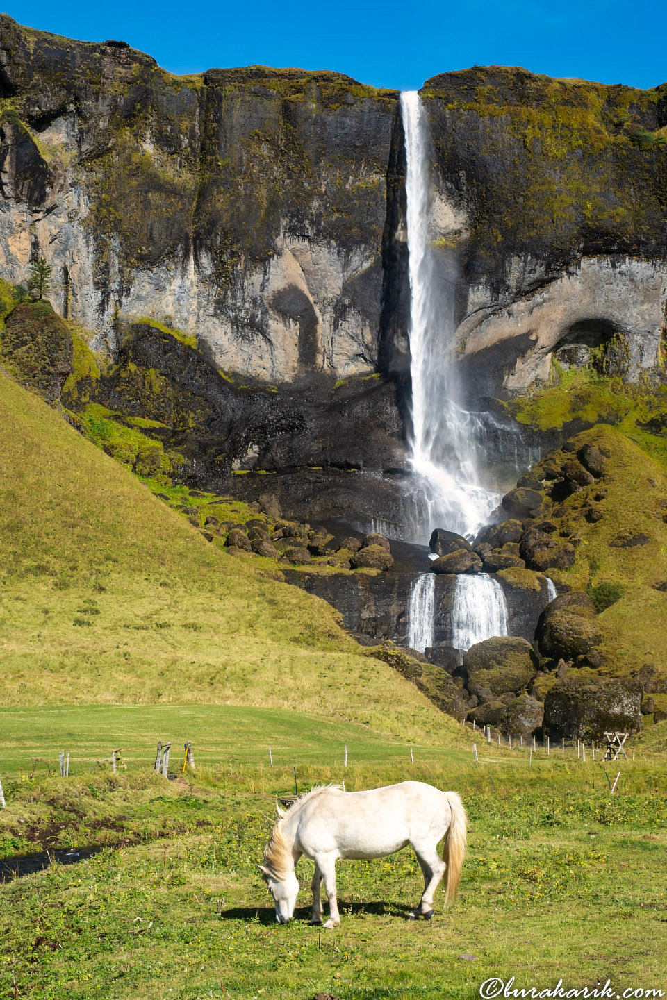 Şelale ve Beyaz Atın Huzuru