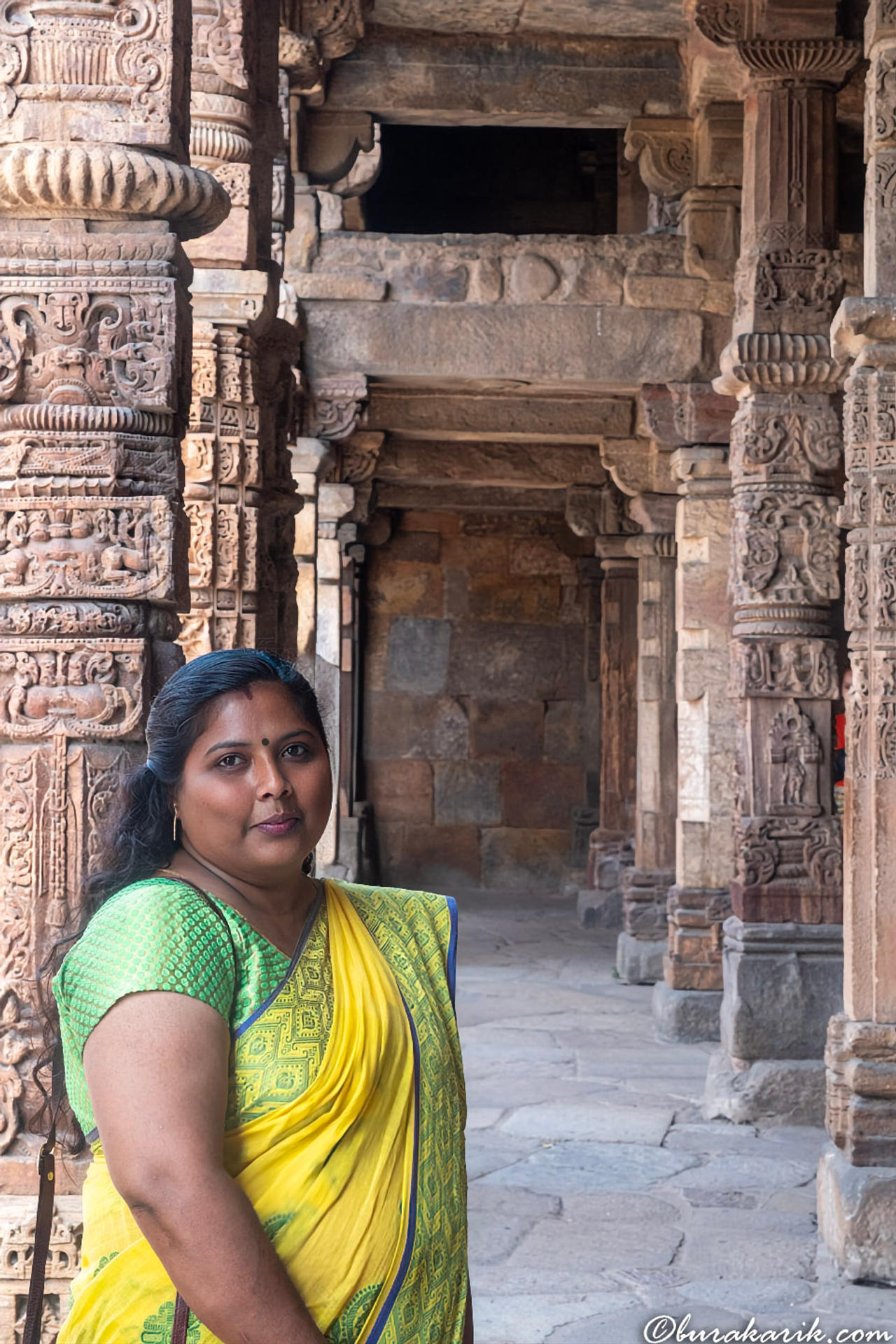 Elegance Among Ancient Pillars