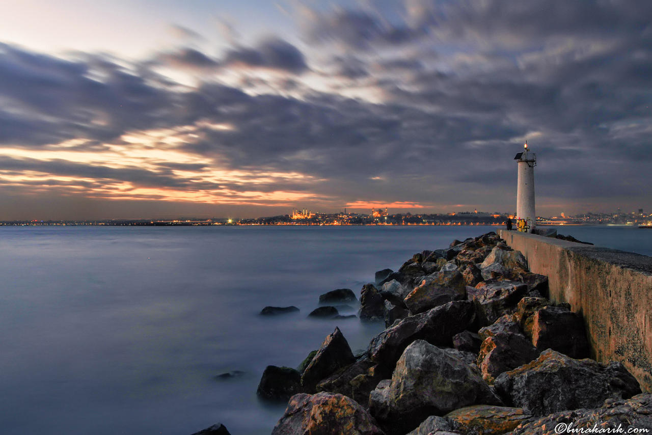 A sunset at Kadıköy Lighthouse