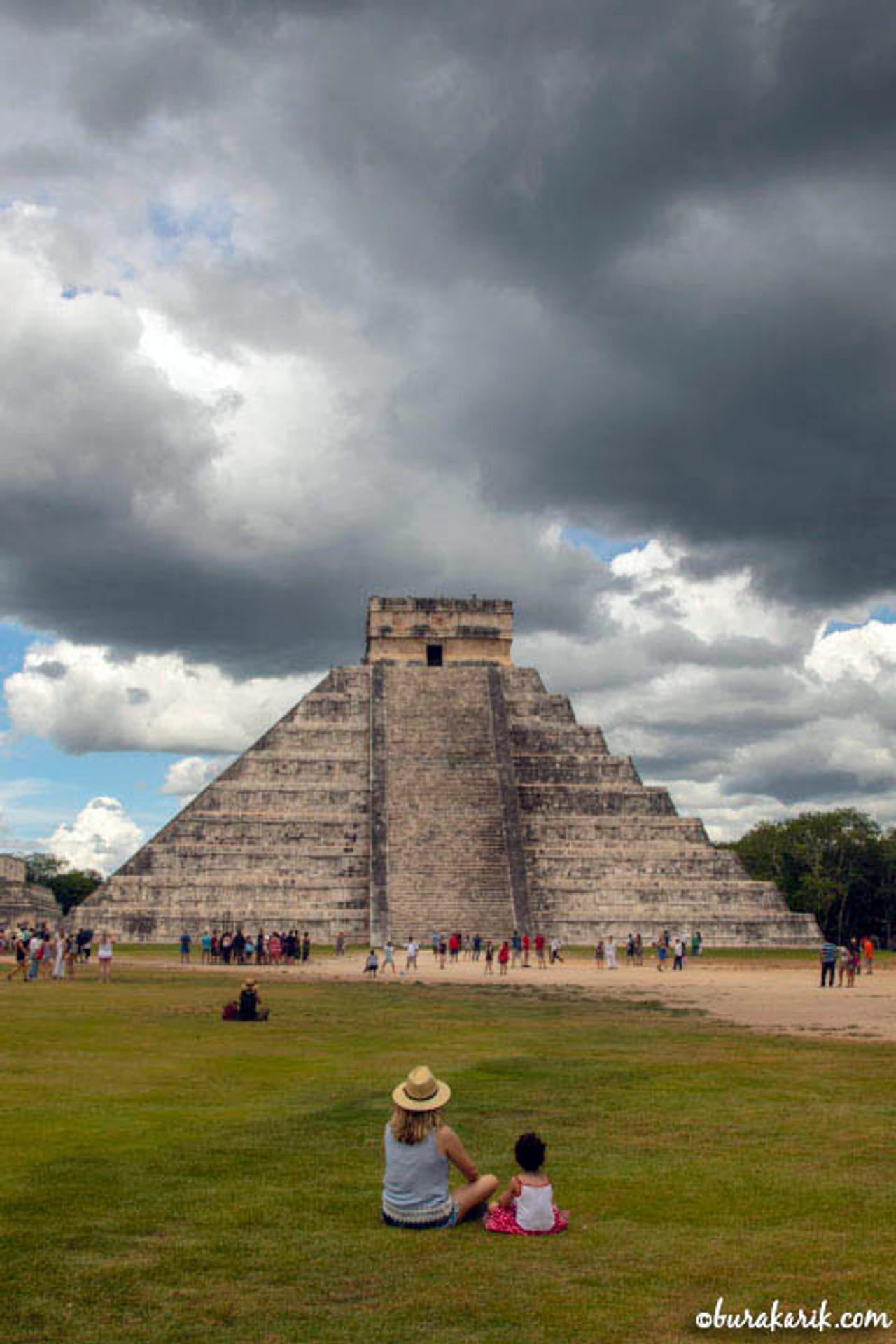 Rain Clouds Over Chichen Itza
