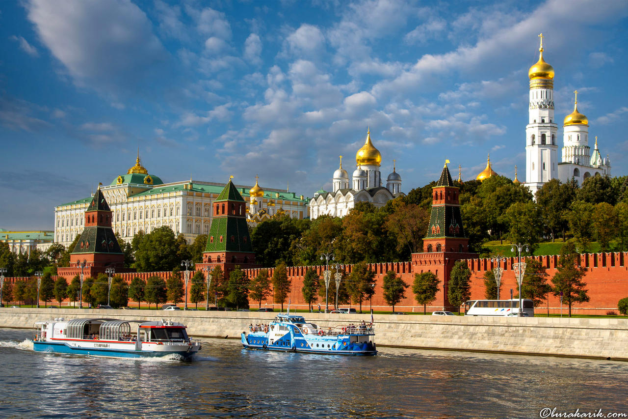 Moskva River and Kremlin