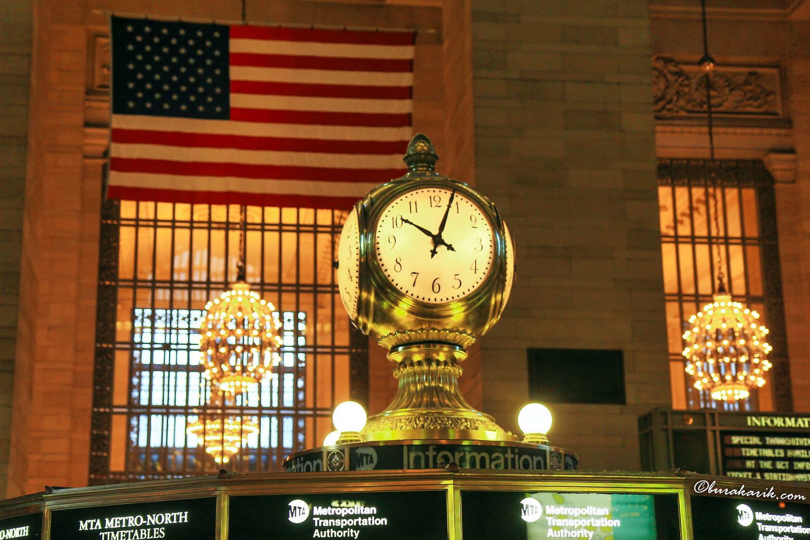 Information Booth Clock