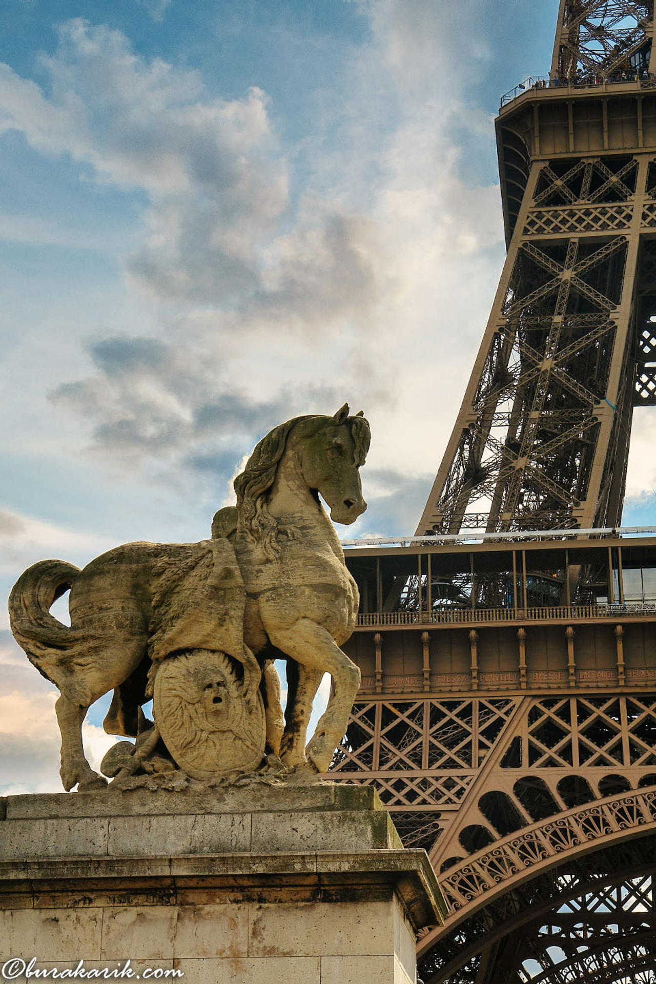A Horse Statue at the Lena Bridge