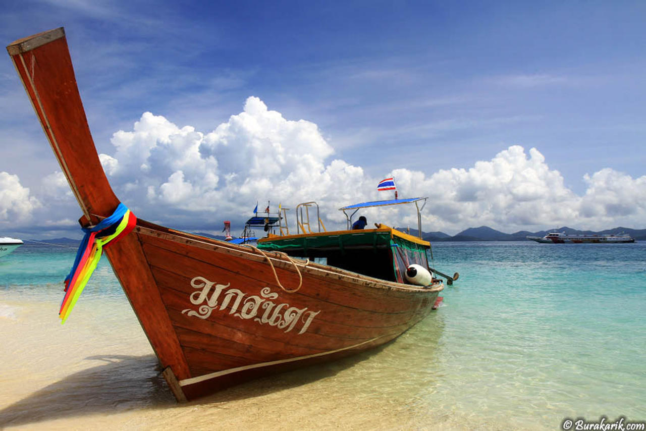 Thai Boat on White Sands