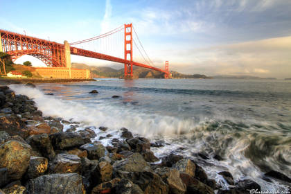 Golden Gate Bridge In The Morning