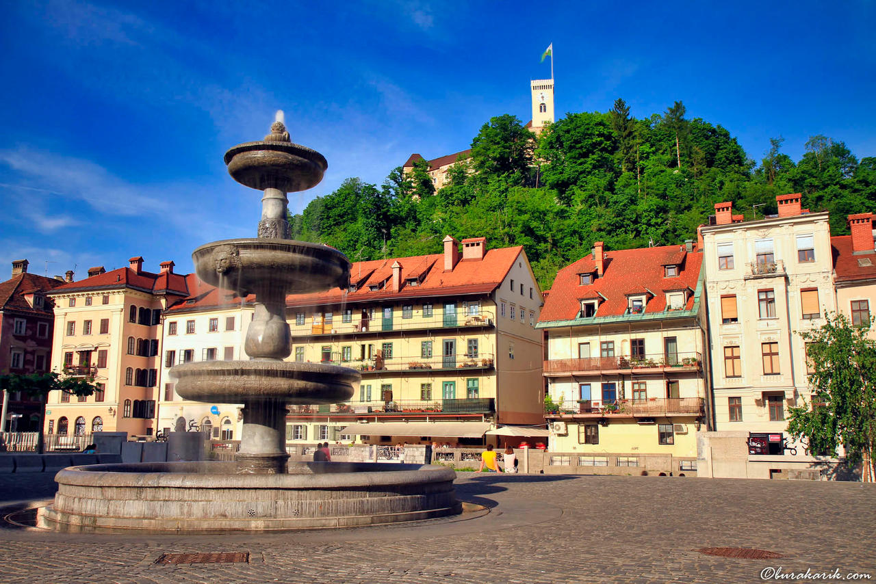 A Square in Ljubljana