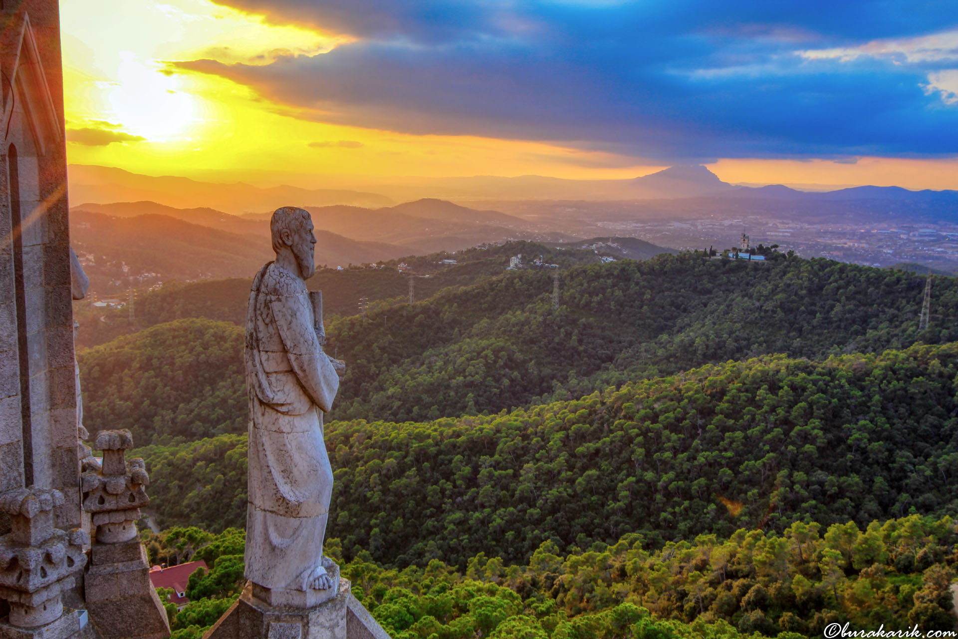 Tibidabo'dan Gün Batımı