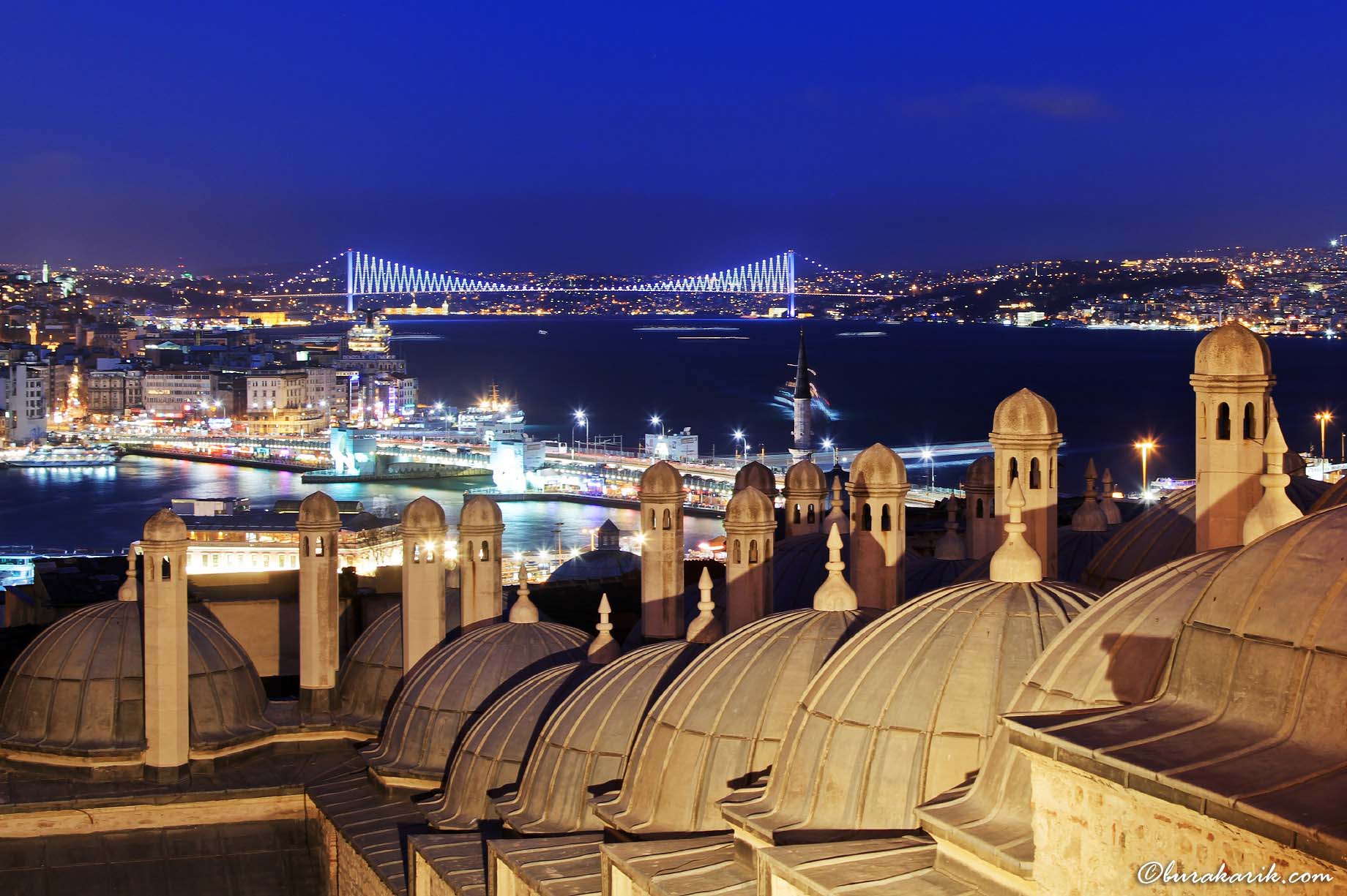 Süleymaniye'den Haliç ve Boğaz