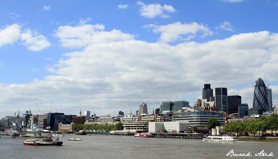 Southbank'tan Thames Manzarası