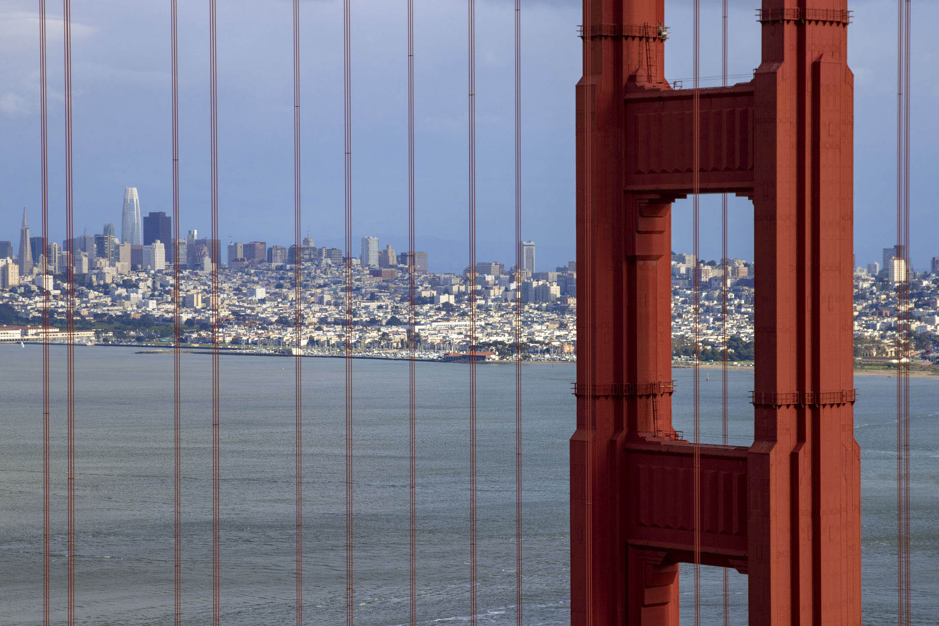 Golden Gate Köprüsü ve Şehir