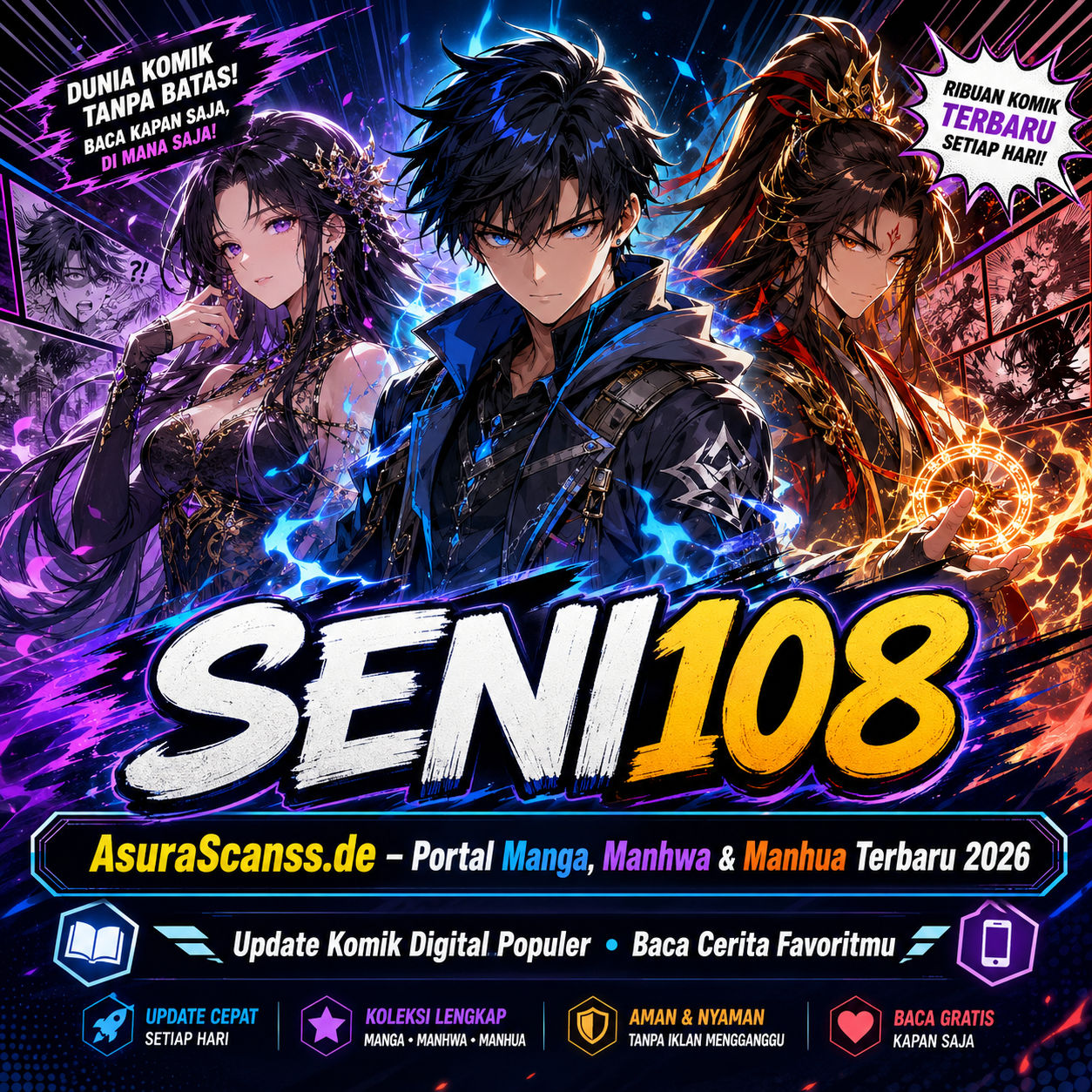 SENI108 AsuraScanss.de – (SNI108) Portal Manga, Manhwa & Manhua Terbaru 2026