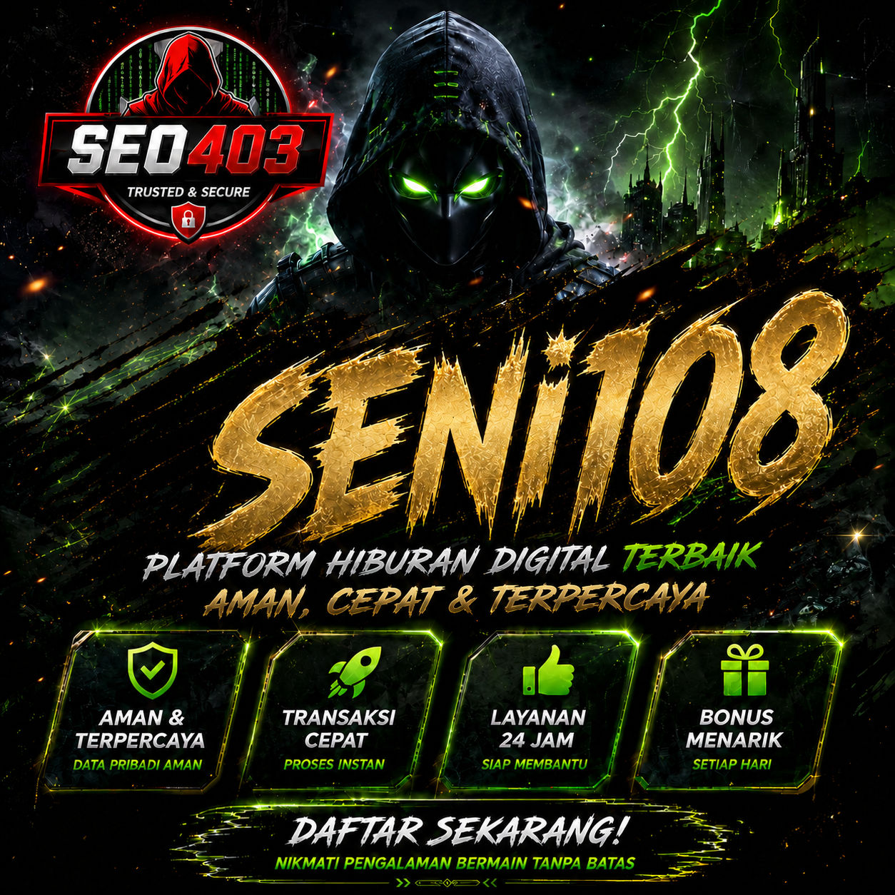 SENI108: Platform Game Online Resmi Dengan Link Anti Nawala Mudah Di Akses