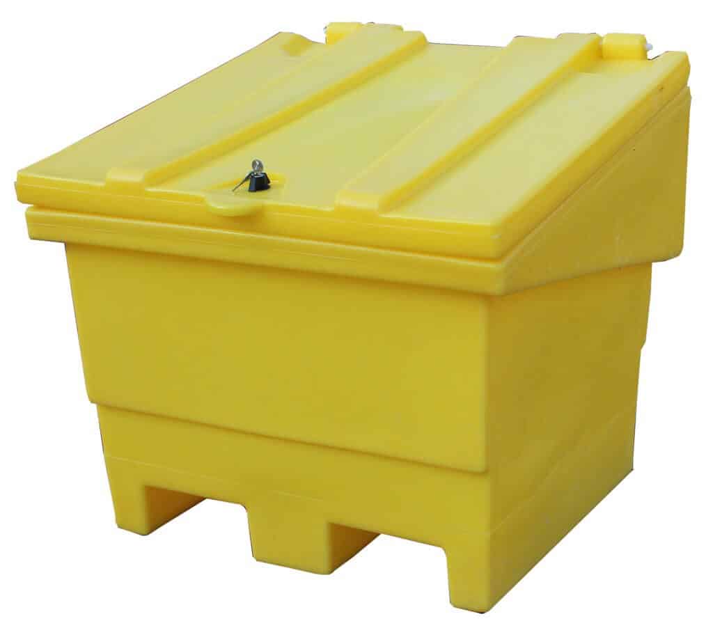 Lockable Grit Bin 250 Litre Available at Safe Industrial