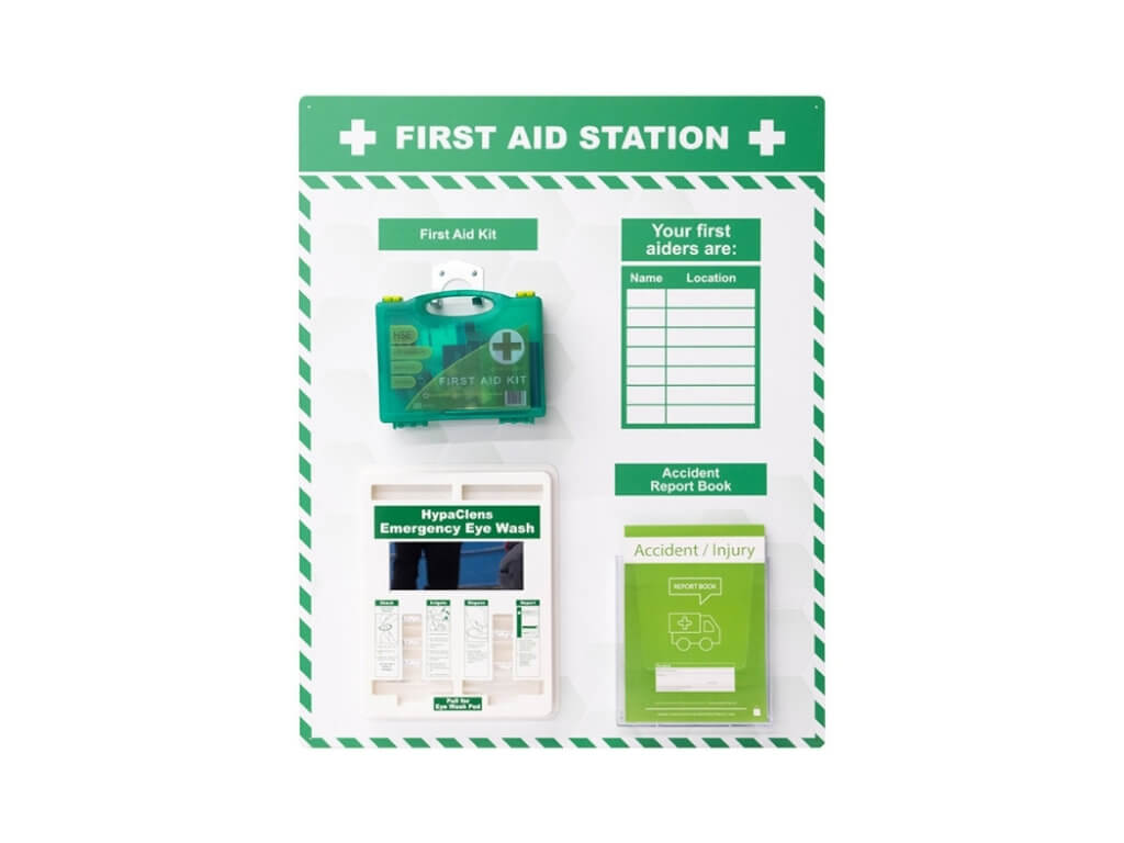 First Aid Safety Station First Aid Signs Safe Industrial