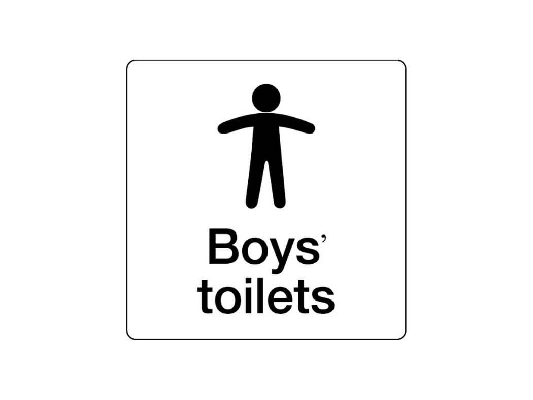 Boys Toilets Sign Information Signs Safe Industrial