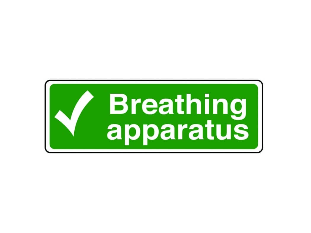 Breathing Apparatus Sign First Aid Signs Safe Industrial