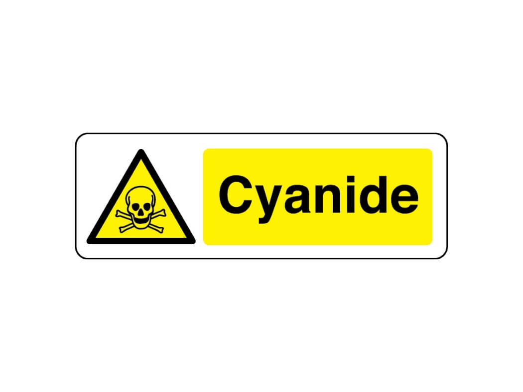 Cyanide Sign Hazard Signs Safe Industrial