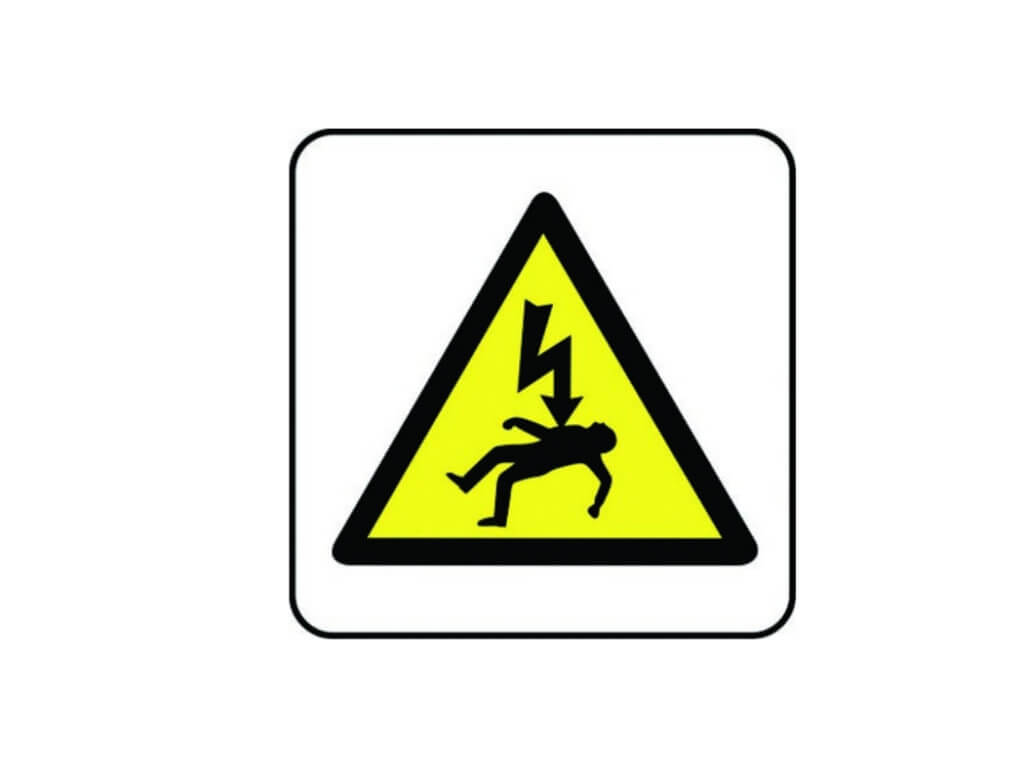 Electric Shock Symbol Sign - Mandatory Signs - Safe Industrial