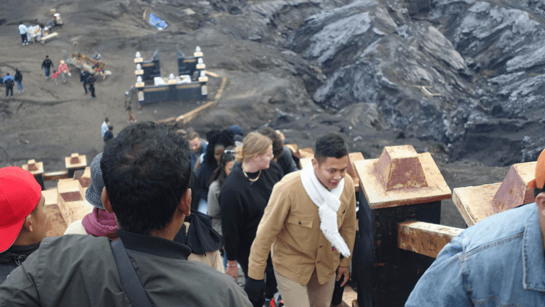 zakenman in Bromo