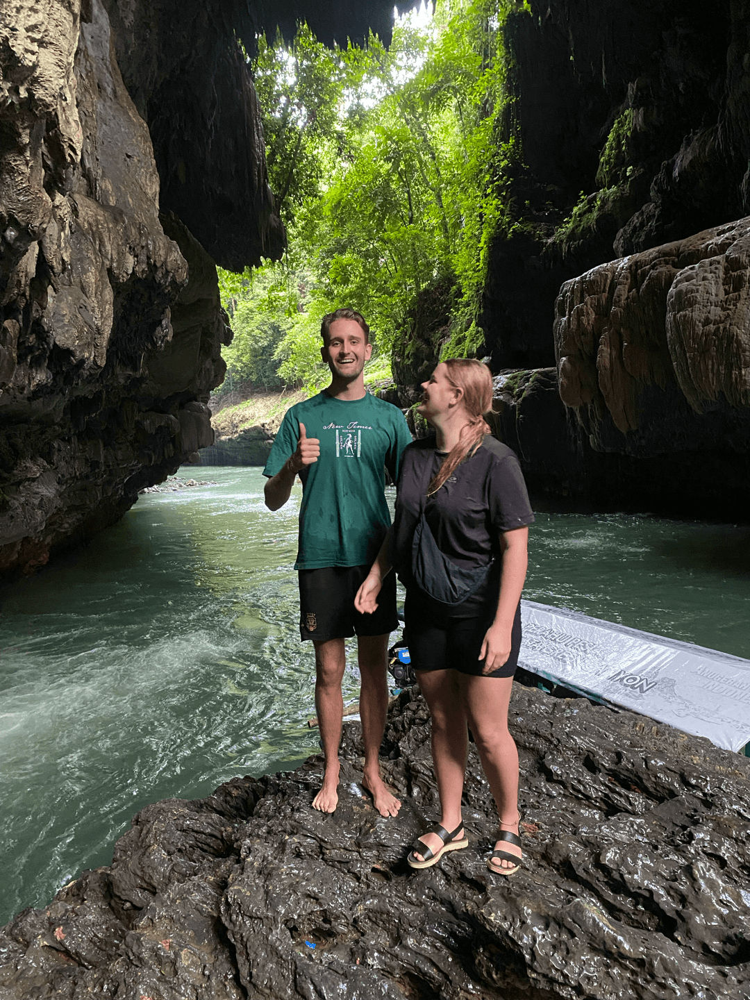 geologische formatie in Pangandaran