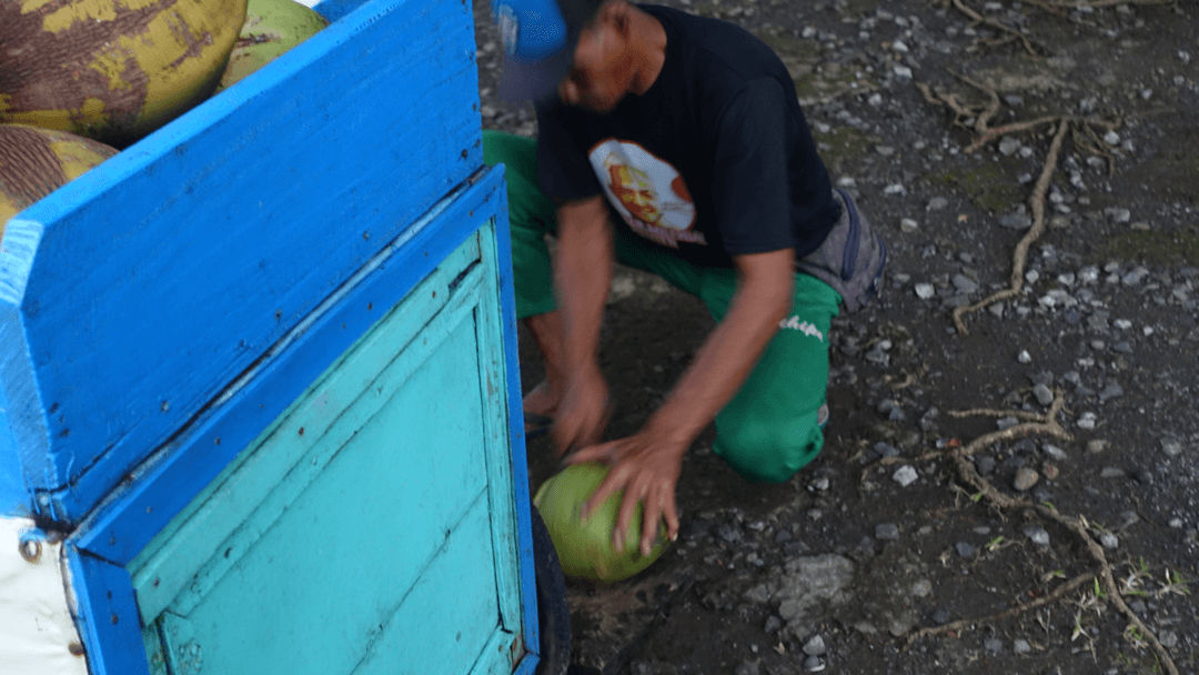 persoon in Pangandaran