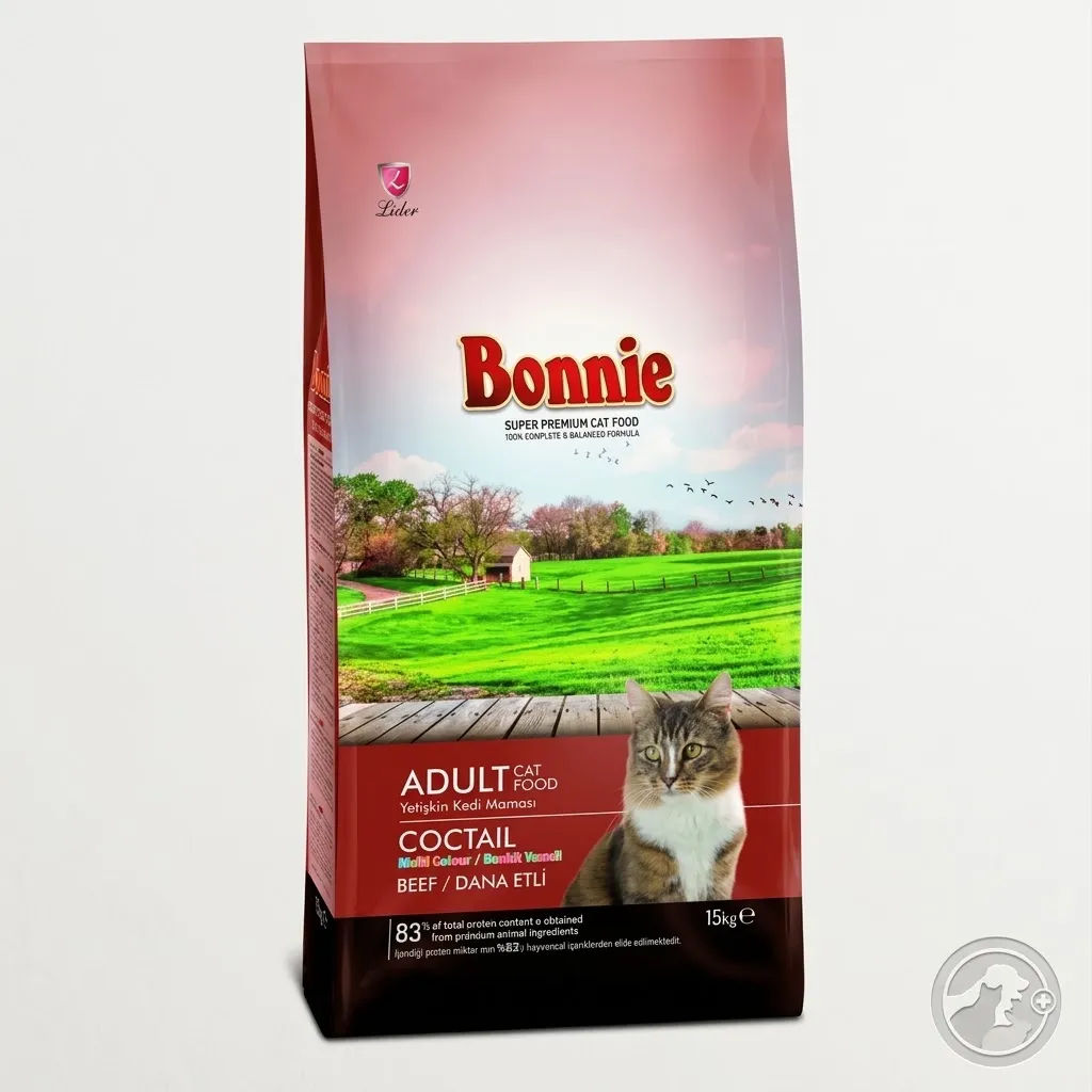 Bonnie Adult Cat Food Cocktail Beef — 1.5kg