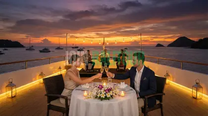 Bounty Sunset Dinner Cruise Benoa Harbour 