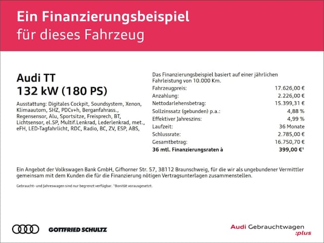 Audi TT Coupé 1.8 TFSI 6-Gang - 2017 - Joinsteer - #2