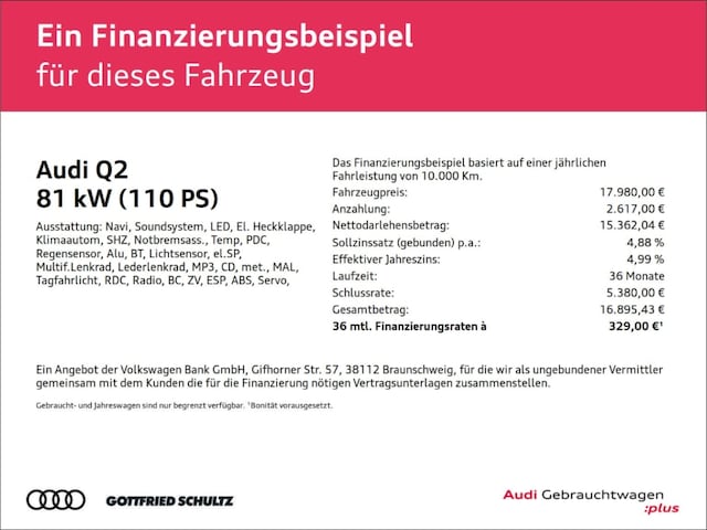 Audi Q2 30 TFSI Schaltgetriebe - 2021 - Joinsteer - #2