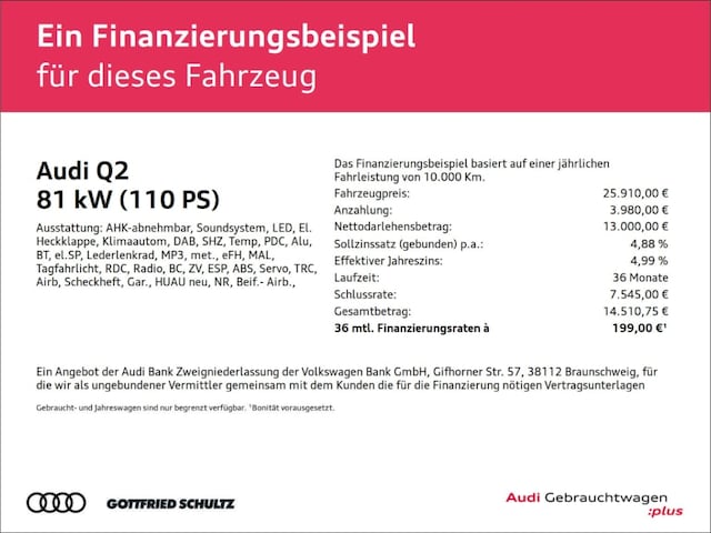 Audi Q2 30 TFSI Schaltgetriebe - 2021 - Joinsteer - #1