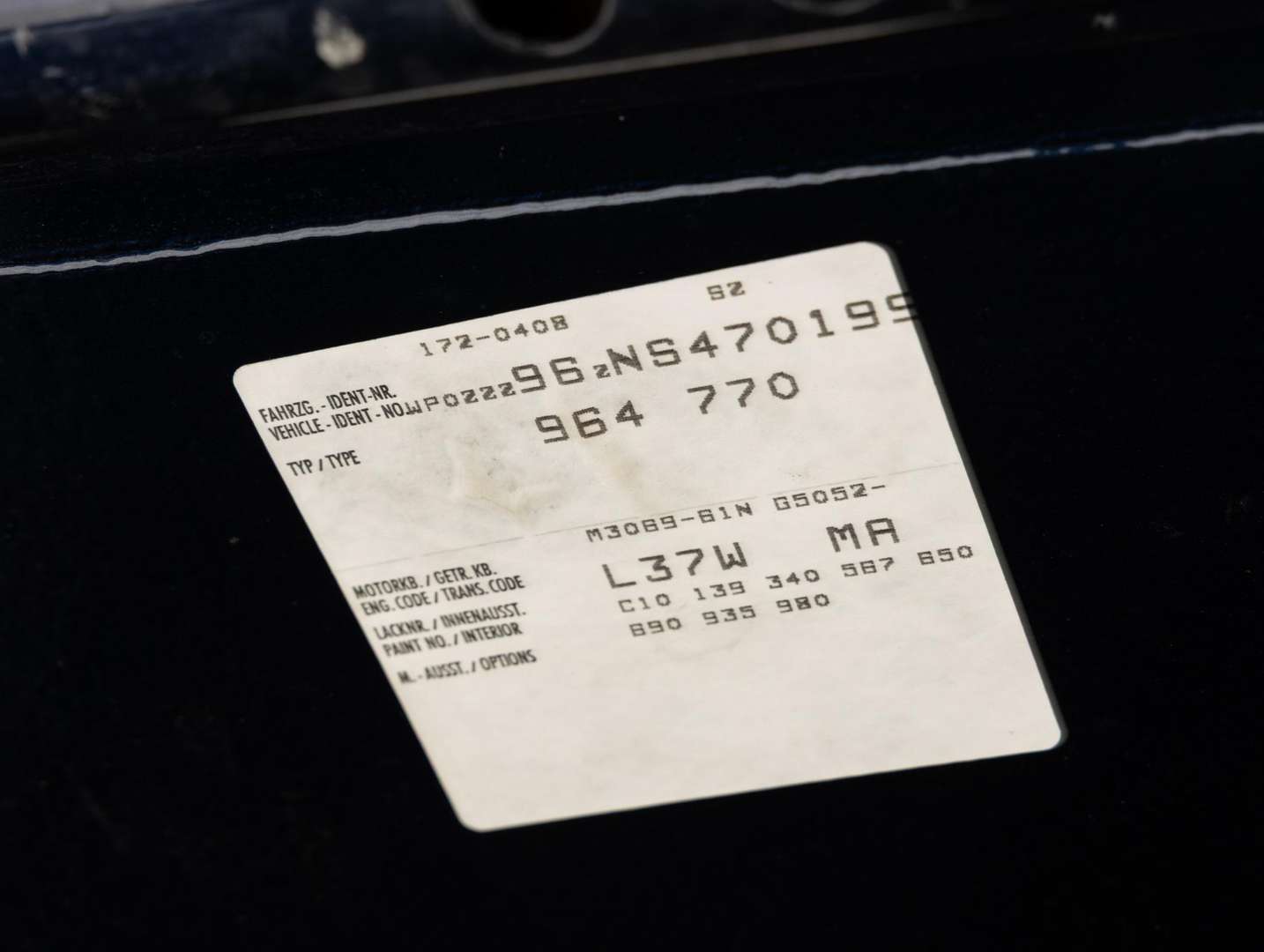 Porsche 964 3.3 Turbo - 1991 - Joinsteer - #44