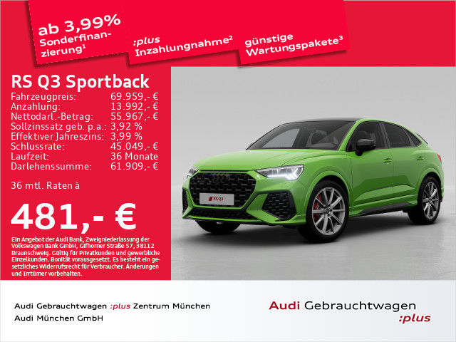 Audi RSQ3 Sportback TFSI Quattro S Tronic - 2024 - Joinsteer