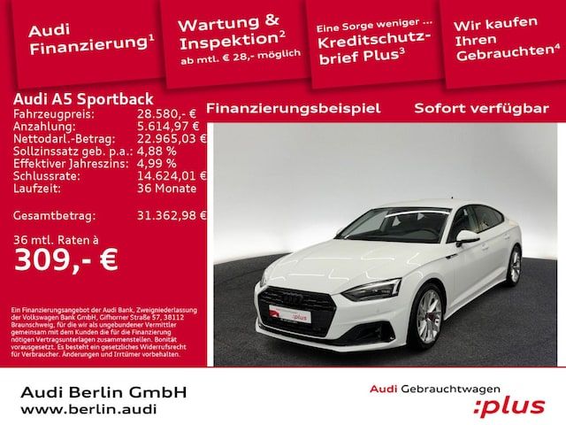 Audi A5 Sportback 40 TFSI S Tronic - 2021 - Joinsteer - #1