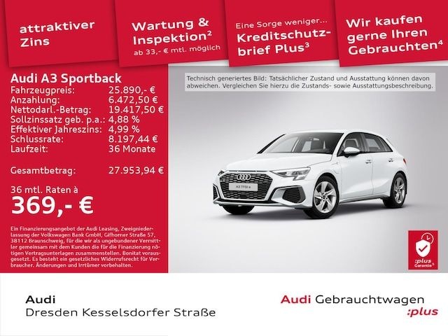 Audi A3 Sportback TFSI E S Line 40 TFSI E S Tronic - 2022 - Joinsteer - #1