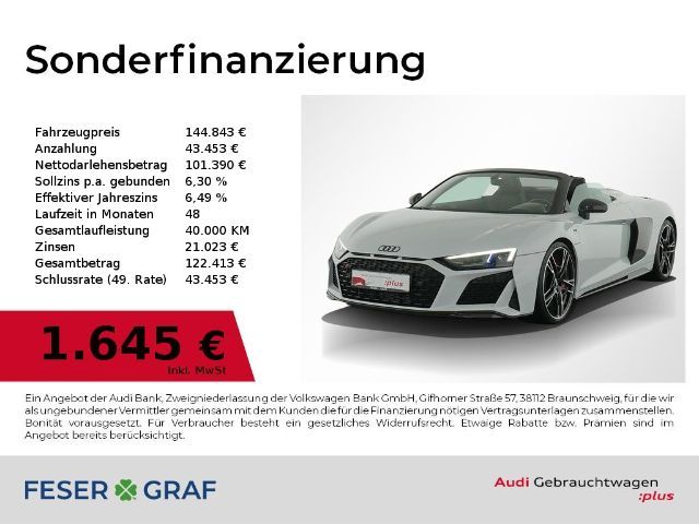 Audi R8 Spyder V10 Performance Quattro FSI Quattro S Tronic - 2020 - Joinsteer