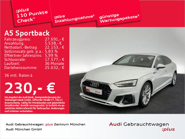 Audi A5 Sportback G-tron S Line 40 G-tron S Tronic - 2020 - Joinsteer - #1