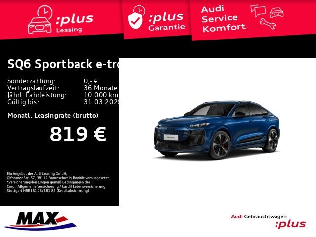 Audi SQ6 Sportback E-tron E-tron Quattro - 2025 - Joinsteer - #1