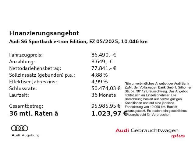 Audi S6 Sportback E-tron E-tron - 2025 - Joinsteer - #4