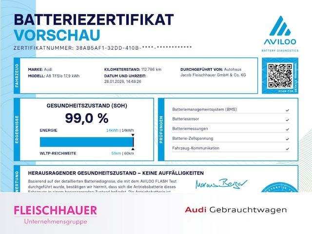 Audi A8 TFSI E 60 TFSI E Quattro Tiptronic - 2022 - Joinsteer - #1