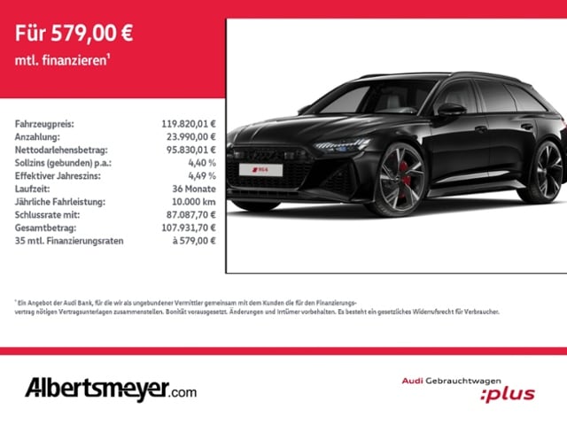 Audi RS6 avant TFSI Quattro Tiptronic - 2025 - Joinsteer - #1