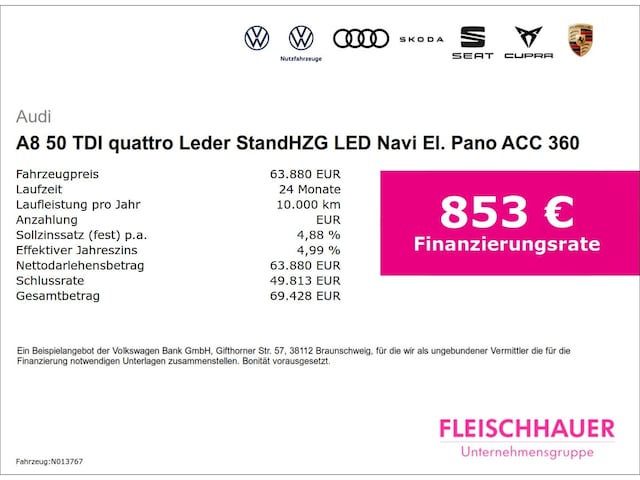 Audi A8 50 TDI Quattro Tiptronic - 2023 - Joinsteer - #3