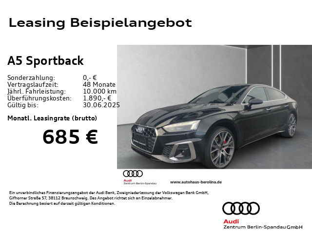 Audi A5 Sportback S Line 40 TDI Quattro S Tronic - 2025 - Joinsteer