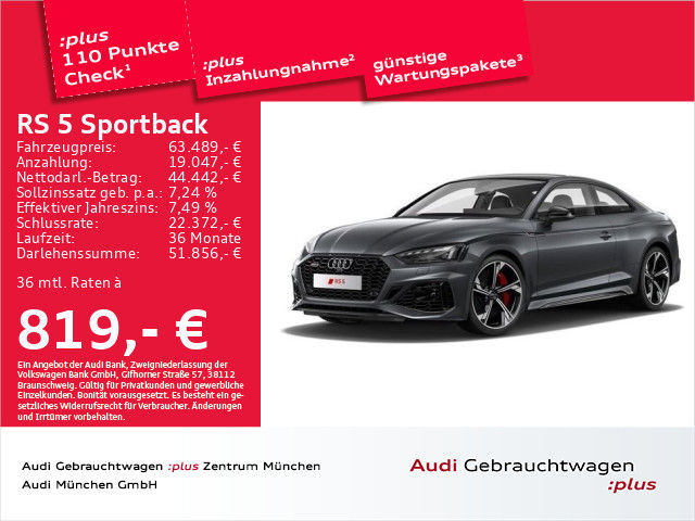 Audi RS5 Coupé TFSI Quattro Tiptronic - 2020 - Joinsteer - #1